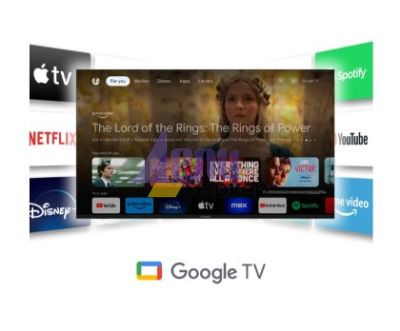 Телевизор Thomson Smart QLED Plus TV 65"; Google TV; 3840 x 2160 (4K UHD), QLED, 4000:1, 60 Hz, DVB-T/T2/C/S/S2, HDR10, Wi-Fi, Bluetooth, LAN, HDMI 2 (2.0) + 2 (2.1), USB 2 (2.0) + 1 (3.0),Built-in Front Speakers, Central Swivel Stand, Black