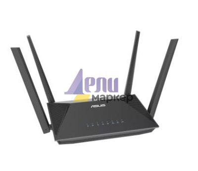 Рутер Asus Wireless Router, RT-AX52, Dual-Band, Dual-Core 1.3GHz CPU, 128MB/256MB, Gigabit, Instant Guard, Traditional QoS, VPN server/client, IPTV, OFDMA, Beamforming, AiMesh