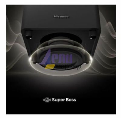 Аудио система Hisense HT Saturn, 4.1.2Ch Sound Bar with Wireless Subwoofer, 720W, Dolby Atmos, Tuned by Devialet , DTS:X,Quad Satellite Speakers , Black