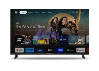Телевизор Thomson Smart FHD TV 32"; Google TV; 1920 x 1080 (FHD), DLED, 60 Hz, DVB-T/T2/C/S/S2, Wi-Fi, Bluetooth, LAN, HDMI 3 (1.4), USB 2 (2.0), 12 Volt adapter included, Side Feet, Black