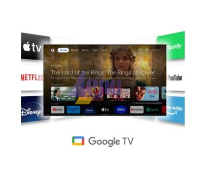 Телевизор Thomson Smart FHD TV 32"; Google TV; 1920 x 1080 (FHD), DLED, 60 Hz, DVB-T/T2/C/S/S2, Wi-Fi, Bluetooth, LAN, HDMI 3 (1.4), USB 2 (2.0), 12 Volt adapter included, Side Feet, Black