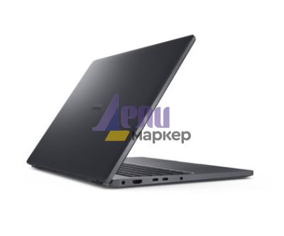 Лаптоп Dell Pro 16 PC16250, Intel 5 120U (10 cores, up to 5.0 GHz), 16" FHD+(1920x1200) 300nits AG, 16 GB: 1x16 GB, DDR5, 5600 MT/s, 512 GB SSD, Intel Graphics, FHD HDR IR Cam and Mic, Wi-Fi 6E, FPR, Backlit Kb, Win11 Pro, Magnetite, 3Y PS