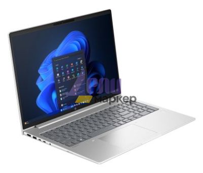 Лаптоп HP ProBook 4 G1iR 16" Pike Silver, Core 7 150U(up to 5.4Ghz/12MB/10C), 16" WUXGA AG 300nits, 16GB 5600Mhz 1DIMM, 512MB PCIe SSD, WiFi 6E + BT 5.3, FPR, Backlit Kbd, 3C Batt, Win 11 Pro, 3Y Offsite