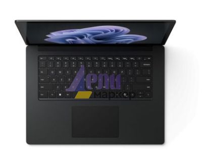 Лаптоп Microsoft Surface Laptop 6, Intel Core Ultra 7 processor 165H, 15" 2496x1664 Display, 32GB RAM, 512GB Gen 4 SSD, USB-Cx2, Front Camera(0,92 MP),  Windows 11 Pro, Black