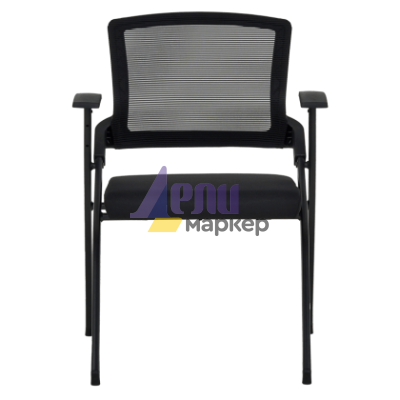 Посетителски стол Carmen 1702 - черен