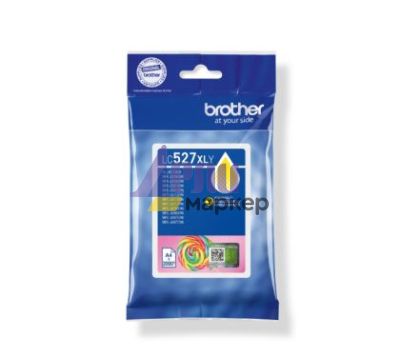 Консуматив Brother LC527XLY  Yellow Ink Cartridge for MFCJ5010DW/MFCJ5110DW - 2000 page yield