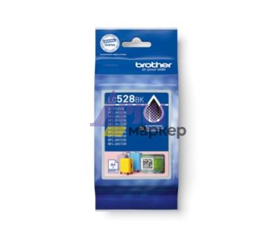 Консуматив Brother LC528BK Black Ink Cartridge for MFCJ5010DW/MFCJ5110DW - 6000 page yield