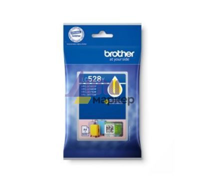 Консуматив Brother LC528Y Yellow Ink Cartridge for MFCJ5010DW/MFCJ5110DW - 5000 page yield