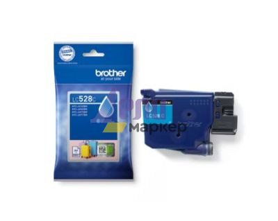 Консуматив Brother LC528C Cyan Ink Cartridge for MFCJ5010DW/MFCJ5110DW - 5000 page yield