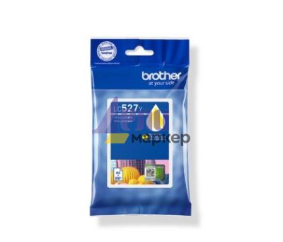 Консуматив Brother LC527Y Yellow Ink Cartridge for MFCJ5010DW/MFCJ5110DW - 900 page yield