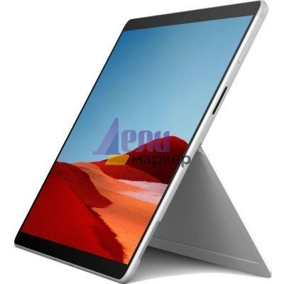 Лаптоп Microsoft Surface Pro X, Microsoft SQ1, 13" (2880x1920) PixelSense Display, Microsoft SQ1 Adreno 685 GPU, 8GB RAM, 128GB SSD, Windows 11 Home, Platinum