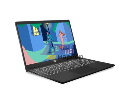 Лаптоп MSI Modern 15 B7M, Ryzen 5 7530U (6C/12T, up to 4.50 GHz, 16MB L3, 15W), 15.6" FHD (1920x1080), IPS-Level, Onboard DDR4 16GB (3200MHz), 512GB NVMe PCIe Gen3x4 SSD, AMD Graphics, WiFi 6E RZ608, backlight KBD White, BT, 3 cell, 39.3Whr, 2Y, Classic B