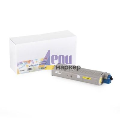 Тонер касета Yellow OKI 46490605 PREMIUM Съвместим консуматив, стандартен капацитет 6 000 стр.