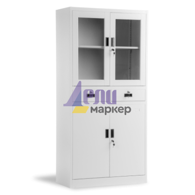 Метален шкаф Carmen CR 1247 JZ - сив