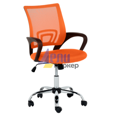 Работен офис стол Carmen 7050-1 LUX - оранжев