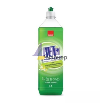 Почистващ препарат Sano Jet + Универсален, гел, с натурално цитрусово масло 1 l