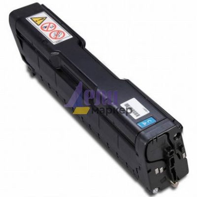 Тонер касета Cyan Ricoh 406349 Съвместим консуматив, стандартен капацитет 6 000 стр.