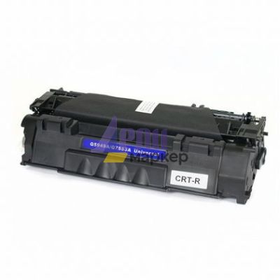 Тонер касета универсална Black HP no. 49A Q5949A 53A Q7553A CRG-715 CRG-708 PREMIUM Съвместим консуматив, стандартен капацитет 3 500 стр.