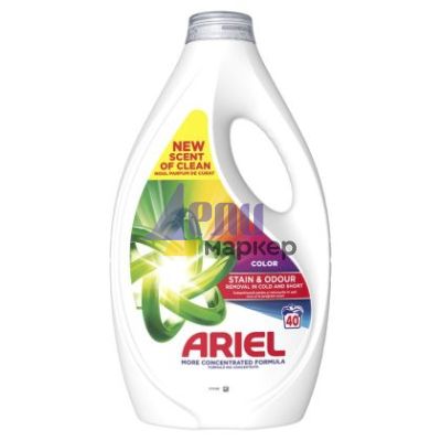 Препарат за пране Ariel Течен, Color, 1.8 l