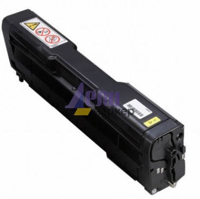 Тонер касета Yellow Ricoh 406351 Съвместим консуматив, стандартен капацитет 6 000 стр.