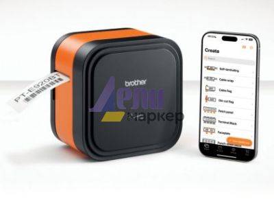 Етикетен принтер Brother P-touch CUBE Pro Labelling Machine PT-E920BT up to 36 mm