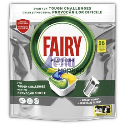 Таблетки за съдомиялна Fairy Platinum All in One Lemon 96 бр.