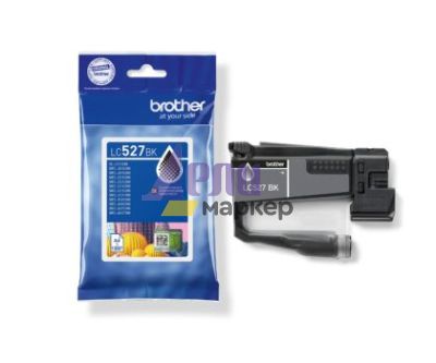 Консуматив Brother LC527BK Black Ink Cartridge for MFCJ5010DW/MFCJ5110DW - 1300 page yield