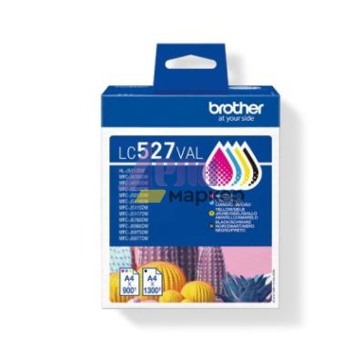 Консуматив Brother LC527VAL Coloured Multipack Ink Cartridge for MFCJ5010DW/MFCJ5110DW