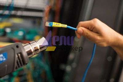 Консуматив Brother HSe-611E 5.2mm Black on Yellow Heat Shrink Tape