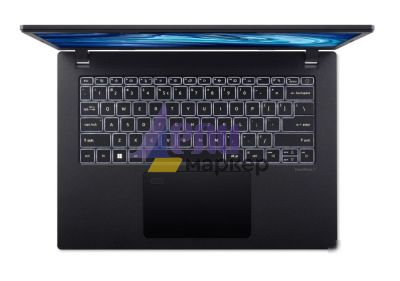 Лаптоп Acer Travelmate TMP215-54-30MP, Core i5 1235U, (3.3GHz up to 4.40Ghz, 12MB), 15.6" FHD AG LED LCD, 8GB DDR4, 512GB NVMe SSD, HDD upgrade kit, Intel UMA, HD camera with shutter, TPM 2.0, Micro SD card reader, FPR, Wi-Fi 6AX, BT 5.0, KB, Win 11 Home,