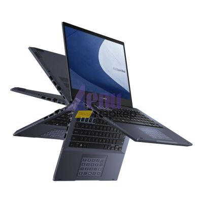 Лаптоп Asus ExpertBook B5 Flip B5402FEA-KA0189, Intel Core i5-1155G7 2.5 GHz (8M Cache, up to 4.5 GHz, 4 cores), 14"FHD (1920 x 1080)Touch 16:10, 16GB DDR4, PCIe 3.0x4  512GB SSD, Intel UHD Graphics, HDMI, 2xThunderbolt, RJ45, No OS, Illim.Kbd., Star Blac