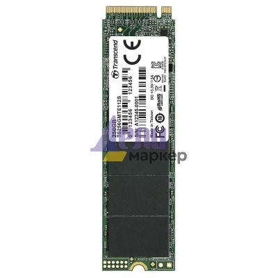 Твърд диск Transcend 256GB, M.2 2280, PCIe Gen3x4, M-Key, 3D TLC, DRAM-less