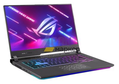 Лаптоп Asus ROG Strix G15 G513RM-LN397, AMD Ryzen 7-6800H (8-core/16-thread, 20MB cache, up to 4.7 GHz max boost) 15.6"  IPS AG WQHD (2560 x 1440) 16:9,240Hz, 16GB DDR5PCIE NVME 1TB SSD, RTX 3060 6GB GDDR6,WiFi 6,RGB Kbd, No OS, Eclipse Gray+ZTE A51 4G, B