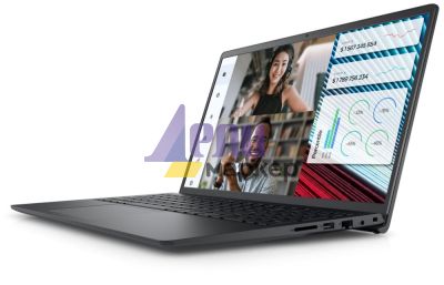 Лаптоп Dell Vostro 3520, Intel Core i7 -1255U (12MB cash up to 4.7 GHz), 15.6" FHD (1920x1080) AG 120Hz WVA 250nits, 16GB DDR4, 2x8GB, 512GB SSD PCIe M.2, Intel Iris Xe Graphics, Cam and Mic, 802.11ac, BG KB, Win 11 Pro, 3Y PS