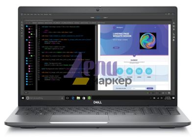 Лаптоп Dell Precision 3580, Intel Core i7-1360P (18 MB, 12 cores, 2.2 GHz to 5.0 GHz), 15.6" FHD (1920x1080), 250 nits, WWAN, RGB Cam, 32 GB, 2 x 16 GB, DDR5, 4800 MT/s, 1TB M.2 PCIe x4 NVMe, NVIDIA RTX A500, 4GB, Wi-Fi 6E, FPR, Backlit, Win 11 Pro, 3Y