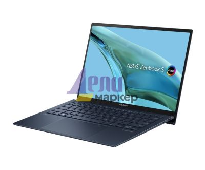 Лаптоп Asus Zenbook S OLED UX5304VA-OLED-NQ732X,  INTEL I7-1355U, OLED 13.3" 2.8K (2880 x 1800), 16GB LPDDR5(ON BD), 1TB SSD,Windows 11 Pro, Basalt Grey