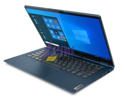 Лаптоп Lenovo ThinkBook 14s Yoga G2 Intel Core i5-1235U (up to 4.4GHz, 12MB), 16GB (8+8) DDR4 3200MHz, 512GB SSD, 14" FHD (1920x1080) IPS AG, Touch, Intel Iris Xe Graphics, WLAN, BT, FHD 1080p Cam, Backlit KB, FPR, Pen, 4 cell, Abyss Blue, Win11Pro, 3Y