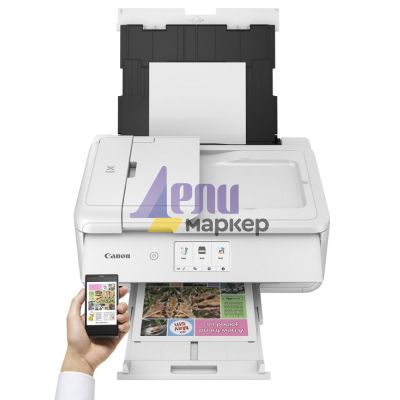 Мастилоструйно многофункционално устройство Canon PIXMA TS9551C All-In-One, White