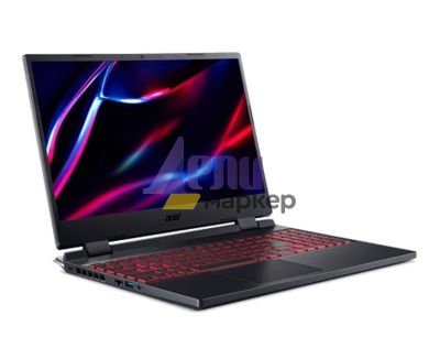 Лаптоп Acer Nitro 5, AN515-58-5218, Intel Core i5-12450H (up to 4.40 GHz, 12MB), 15.6" FHD IPS SlimBezel 144Hz, 16GB DDR5, 512GB PCIe NVMe SSD, GeForce RTX 4050 6GB GDDR6, INTEL 2X2 AX+BT Killer 1650i, HD Cam, KB Backlight, No OS, Black
