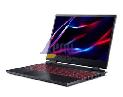 Лаптоп Acer Nitro 5, AN515-58-5218, Intel Core i5-12450H (up to 4.40 GHz, 12MB), 15.6" FHD IPS SlimBezel 144Hz, 16GB DDR5, 512GB PCIe NVMe SSD, GeForce RTX 4050 6GB GDDR6, INTEL 2X2 AX+BT Killer 1650i, HD Cam, KB Backlight, No OS, Black