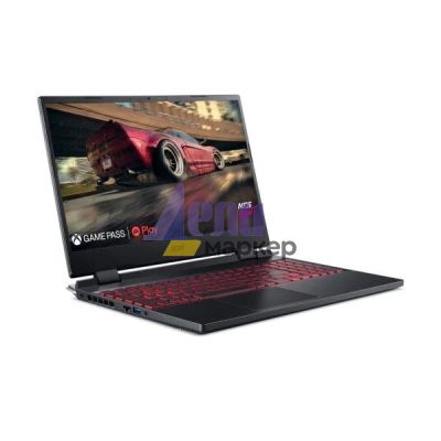 Лаптоп Acer Nitro 5, AN515-47-R3U4, AMD Ryzen 5 7535HS ,15.6" FHD (1920x1080) IPS 144Hz SlimBezel, 8 GB DDR5 , 512GB NVMe SSD, RTX 3050 4GB GDDR6, Cam&Mic.,WIFI 6E 2X2 BT5.2, Backlit kbd, No OS, Black