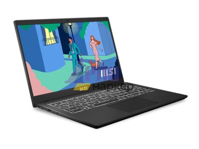 Лаптоп MSI Modern 15 B11M, i5-1155G7 (4C/8T, up to 4.50 GHz, 8MB), 15.6" FHD (1920x1080), IPS-Level, Iris Xe Graphics, Onboard DDR4 16GB (3200MHz), 512GB NVMe PCIe Gen3x4 SSD, Intel WiFi 6 AX201, backlight KBD (White), BT5.2, 3 cell, 39.3Whr, 2Y, Classic