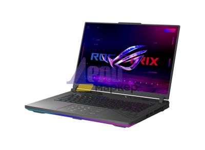 Лаптоп Asus ROG Strix G16 G614JZ-N4013, Intel i7-13650HX 2.6 GHz ,16" QHD+ 16:10 (2560 x 1600, WQXGA) 240Hz,32GB DDR5 4800MHz (2x16GB), 1TB PCIe 4.0M., RTX4080 12GB GDDR6 , Wi-Fi 6E(802.11ax), No OS, Eclipse Gray