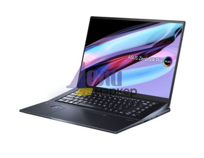 Лаптоп Asus Zenbook Pro X OLED UX7602VI-OLED-ME951X, INTEL I9-13900H,  16" 4K (3840 x 2400) OLED 16:10 , LPDDR5 32GB (ON BD), 2TB PCIEG4 SSD, NVIDIA  RTX 4070 8GB,Num Pad, Win 11 Pro, Tech Black