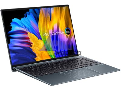 Лаптоп Asus Zenbook X OLED UX5401ZAS-OLED-KN731X, Num Pad, Intel Core i7-12700H/BGA OLED 14" 2.8K (2880 x 1800)WQ+ BEND GL TP 400NITS(HDR)DCIP3:100% 90HZ, 16GB LPDDR5(ON BD),  PCIEG4 1TB SSD,Windows 11 Pro 64BIT, Zero-G Titanium