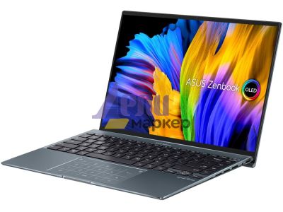 Лаптоп Asus Zenbook X OLED UX5401ZAS-OLED-KN731X, Num Pad, Intel Core i7-12700H/BGA OLED 14" 2.8K (2880 x 1800)WQ+ BEND GL TP 400NITS(HDR)DCIP3:100% 90HZ, 16GB LPDDR5(ON BD),  PCIEG4 1TB SSD,Windows 11 Pro 64BIT, Zero-G Titanium