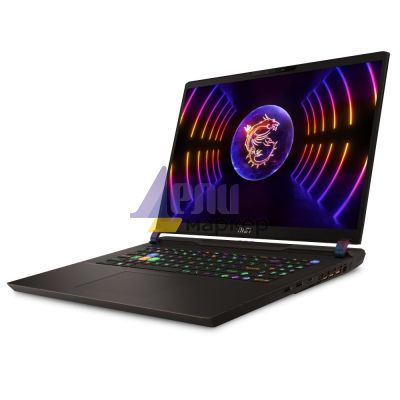 Лаптоп MSI Vector GP78 HX 13VI, i9-13980HX (24C/32T, 36 MB, up to 5.60 GHz), 17" QHD+(2560x1600), 240Hz, 100% DCI-P3 IPS-level, RTX 4090 16GB GDDR6 w/MUX, 32GB DDR5 (2x16GB 5600), 2TB NVMe SSD, HM770, WiFi 6E, Per-Key RGB KBD by SteelSeries, Windows 11 Ho