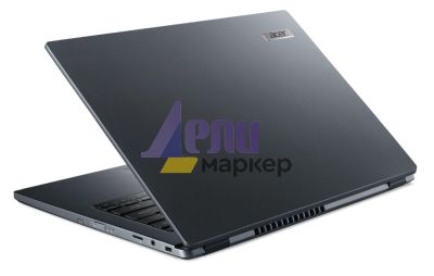 Лаптоп Acer Travelmate TMP413-51-TCO-53R7, Core i5-1335U, (3.4GHz up to 4.60Ghz, 12MB), 13.3" IPS (WUXGA 1920 x 1200), 1*16GB LPDDR5, 512GB PCIe NVMe SSD, Intel UMA, HD camera with shutter + mic, TPM 2.0, FPR, Wi-Fi 6E, BT, KB, Win 11 Pro, Blue Metal, 3Y