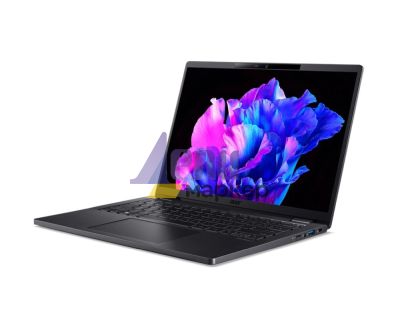 Лаптоп Acer Travelmate TMP614-53-TCO-731F, Core i7-1355U, (3.7GHz up to 5.0Ghz, 12MB), 14" (WUXGA 1920 x 1200) IPS, 1*32GB LPDDR5, 1024GB PCIe NVMe SSD, Intel UMA, FHD cam shutter + mic, WWAN FM350-GL (5G),  Micro SD, FPR, Wi-Fi 6E, BT, KB, Win 11 Pro, Bl