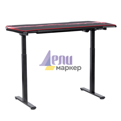 Ергономично геймърско бюро Carmen CR-116 G  - черно - червено